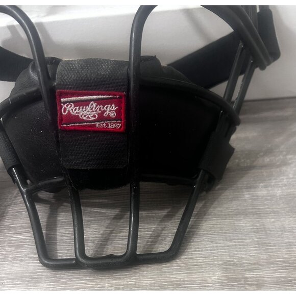 Rawlings Baseball & Softball Catchers/Umpires Mask Face Shield Black - Picture 5 of 9